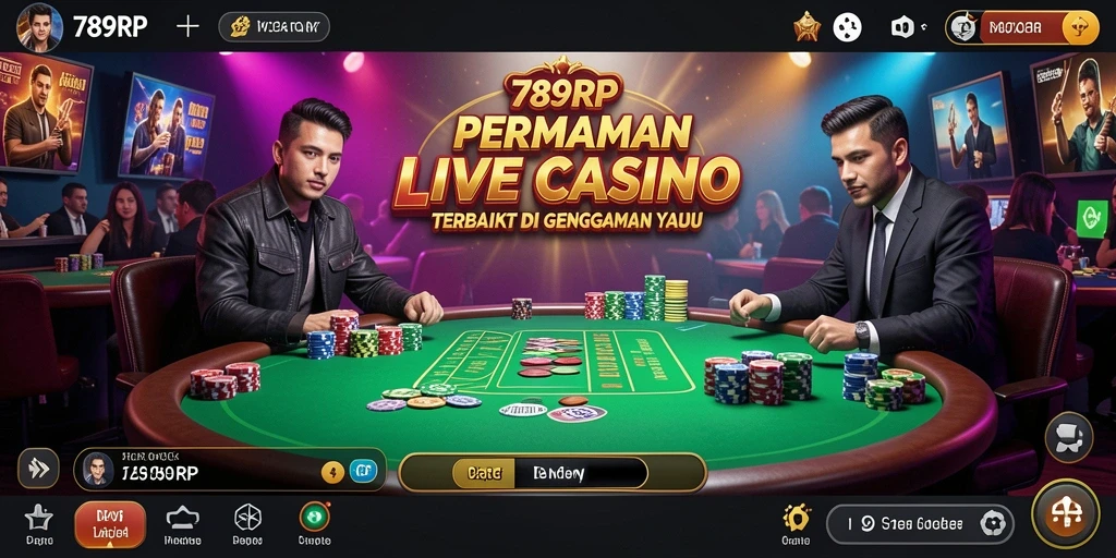 Gameplay Live Casino 789RP yang mendebarkan dan interaktif.