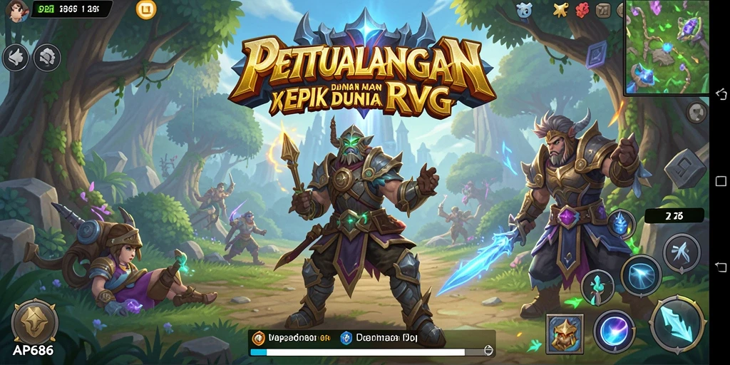 Tampilan gameplay seru dan grafis menawan dalam AP686.