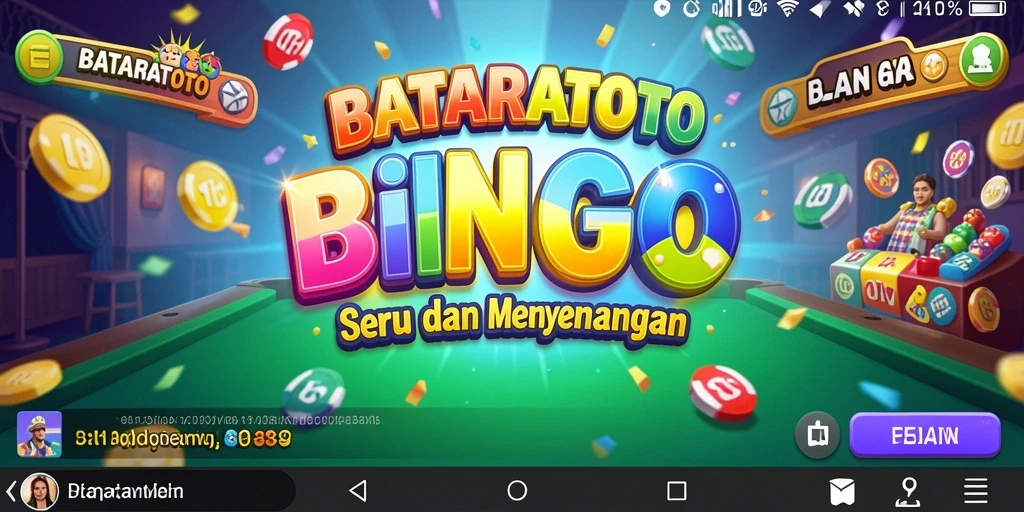 Screenshot gameplay seru dari permainan Bingo BATARATOTO.