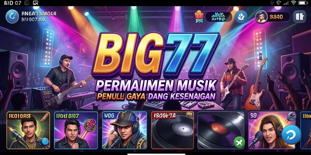 Tampilan gameplay <strong>BIG77</strong> yang menarik dan penuh warna.