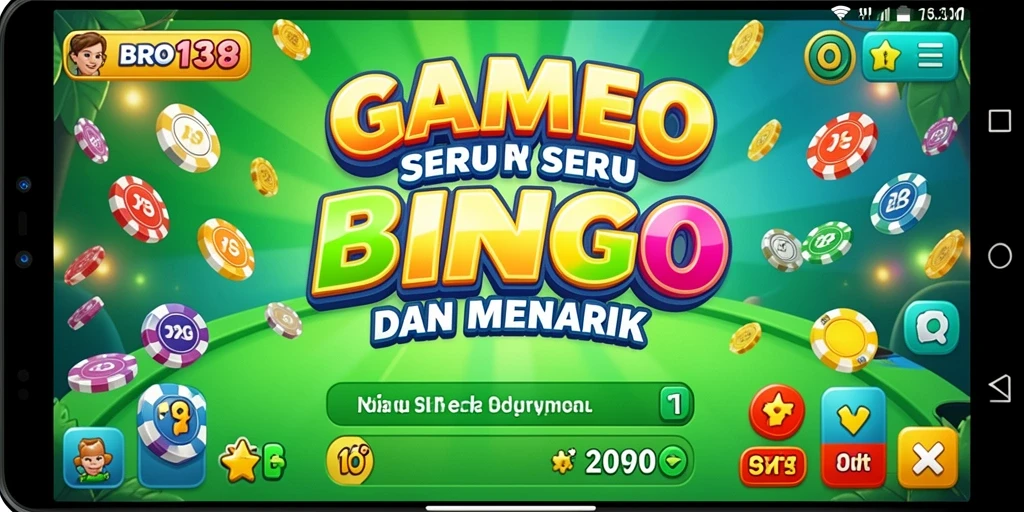Tampilan permainan Bingo yang menarik dan interaktif di BRO138.