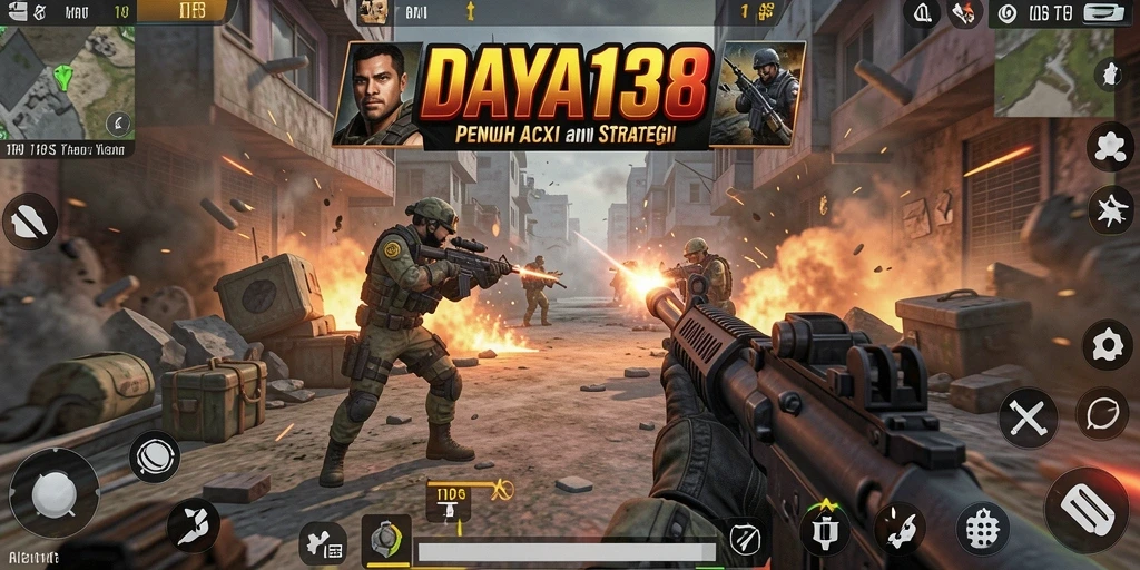 Tangkapan layar dari gameplay seru DAYA138 yang menampilkan aksi TPS.