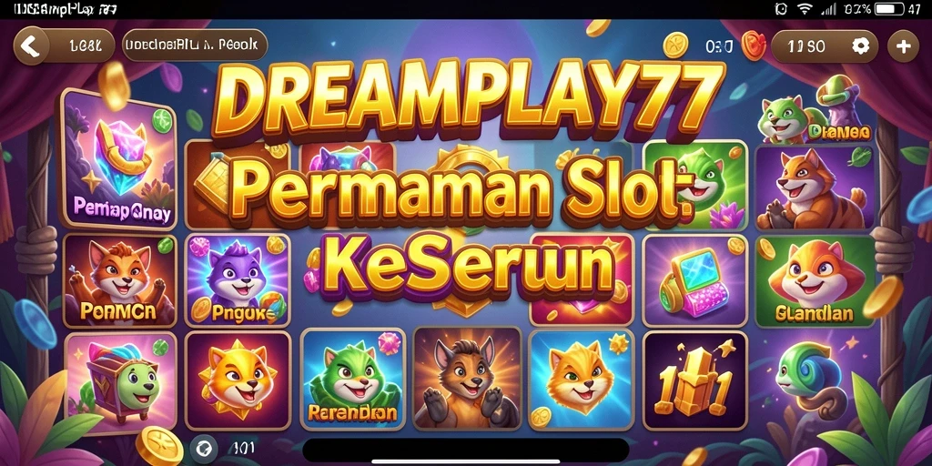 Tampilan gameplay Slot yang menegangkan dan penuh warna.