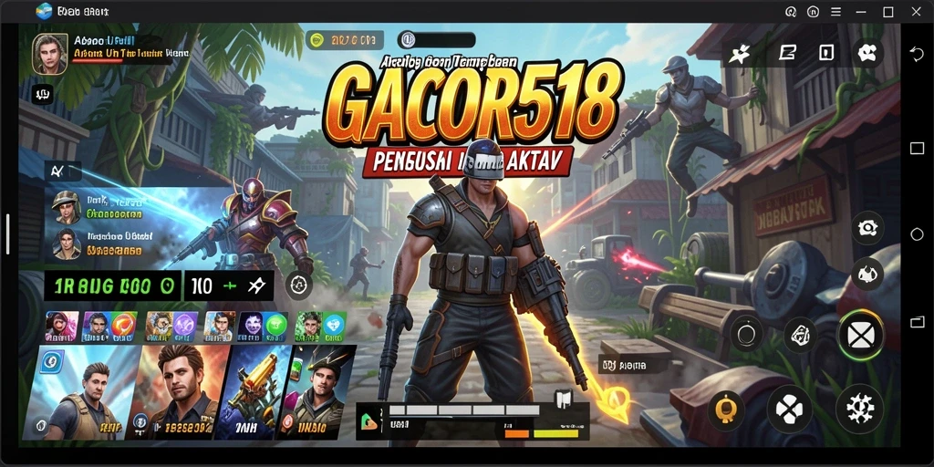 Tampilan antarmuka GACOR518 yang sederhana dan fungsional.
