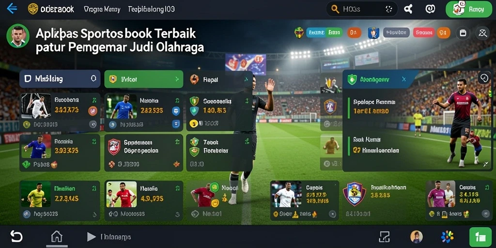 Tampilan gameplay H03 dengan berbagai opsi taruhan olahraga yang menarik.