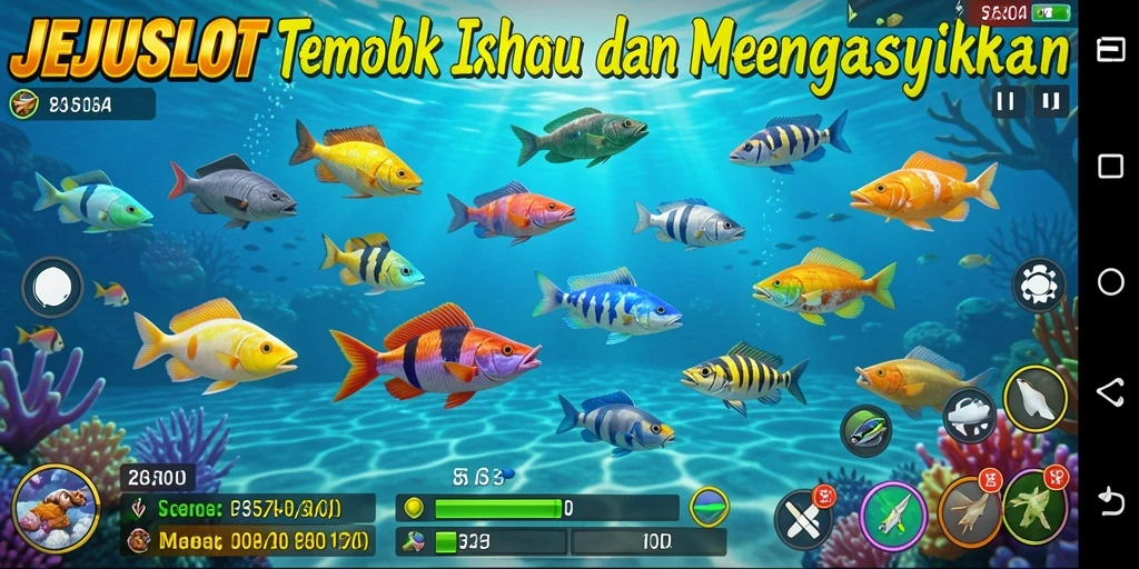 Tampilan menarik dari gameplay JEJUSLOT yang penuh warna.