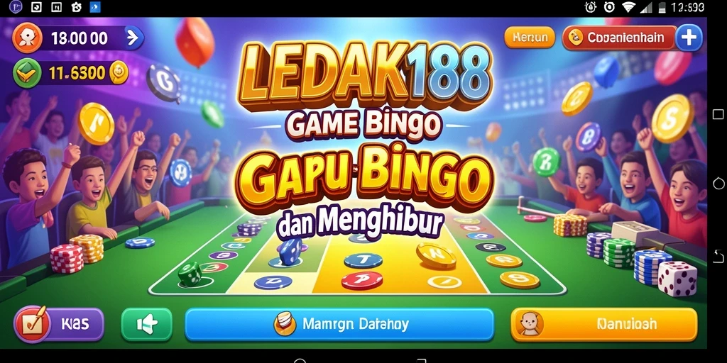 Tangkapan layar gameplay seru dari LEDAK188 yang menampilkan aksi Bingo.