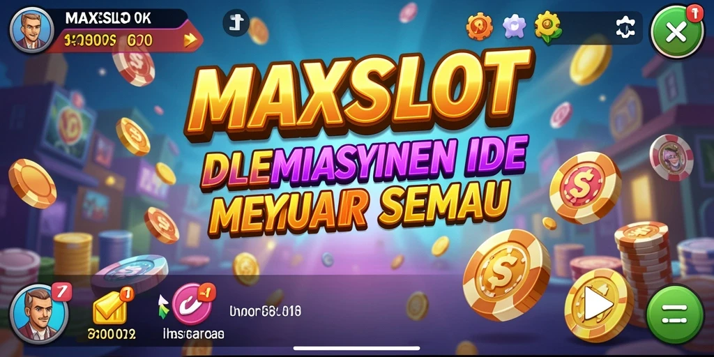 Screenshot gameplay <strong>MAXSLOT</strong> menampilkan suasana permainan idle yang mengasyikkan.