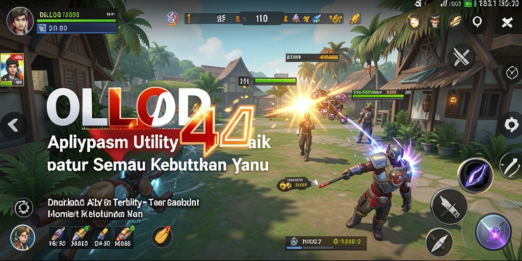 Tampilan screenshot OLLO4D yang menunjukkan fitur utility yang canggih.