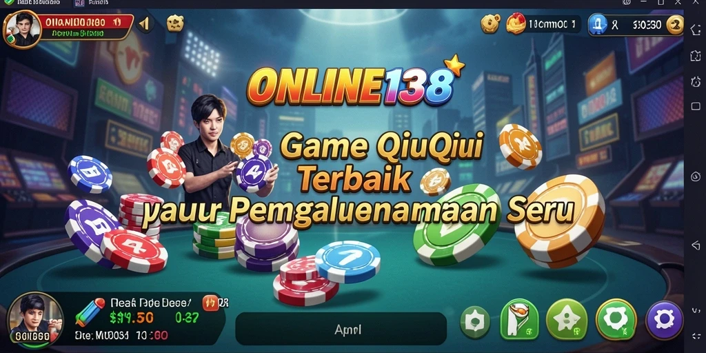 Tampilan gameplay QiuQiu yang seru dan menarik.