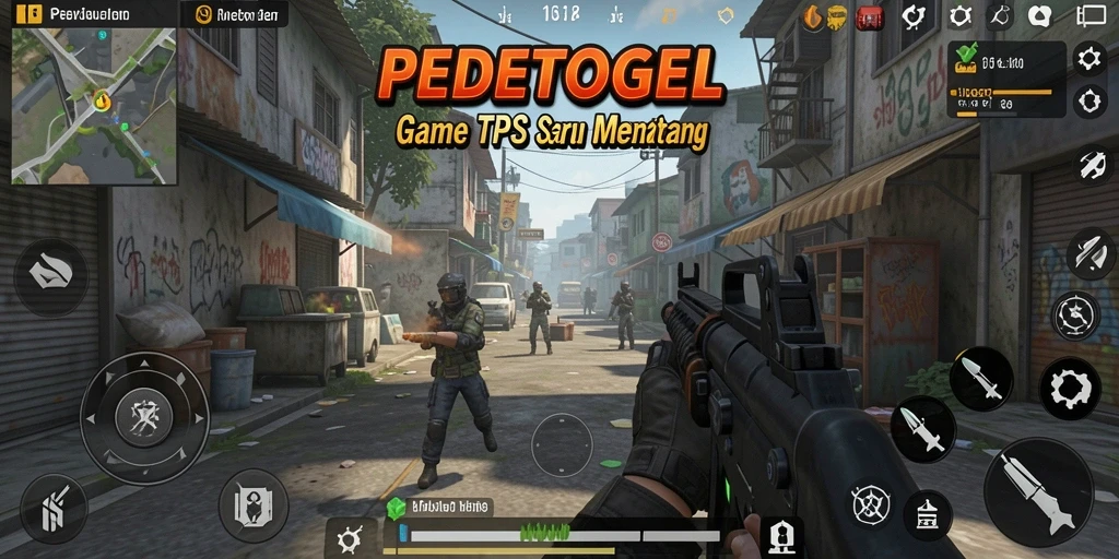 Tampilan gameplay seru PEDETOGEL dengan aksi mendebarkan.