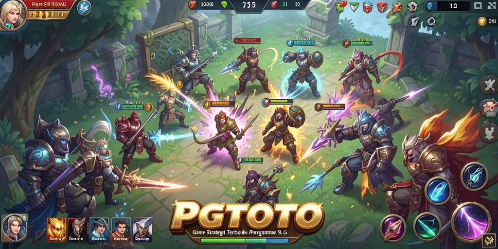 Tangkapan layar PGTOTO menampilkan pertempuran intens dan strategi permainan yang mendalam.