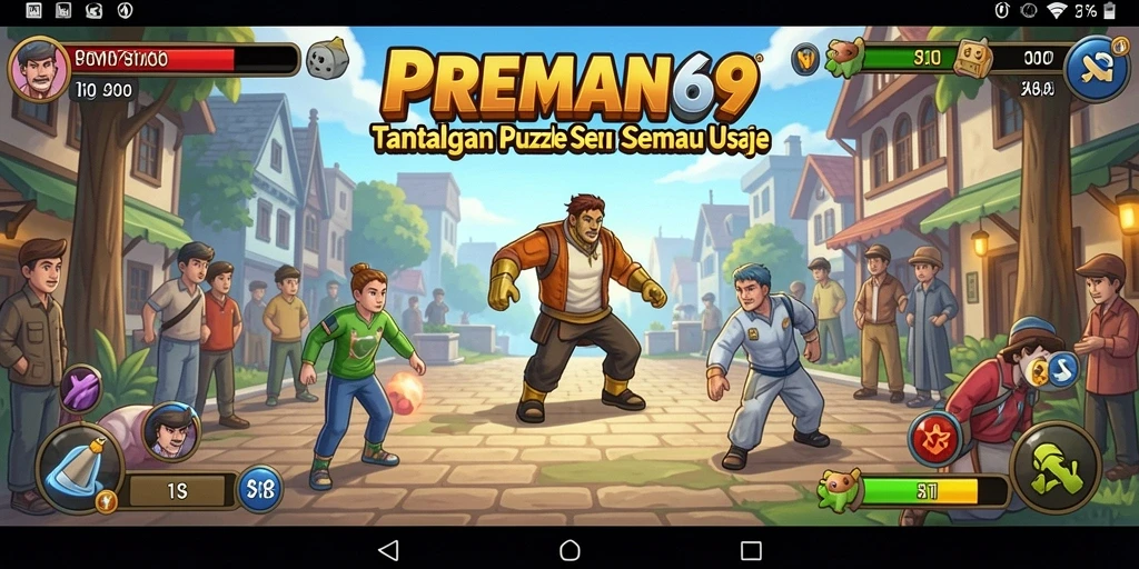 Gameplay seru PREMAN69 dengan berbagai teka-teki menarik.