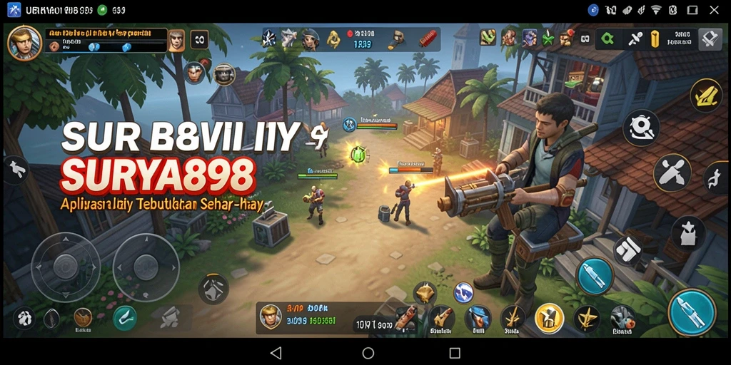 Tampilan intuitif dari aplikasi Utility SURYA898 yang memudahkan penggunaan.