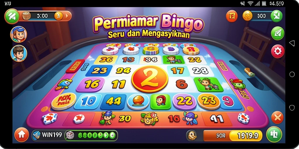 Screenshot utama WIN199 menunjukkan gameplay Bingo yang seru dan interaktif.